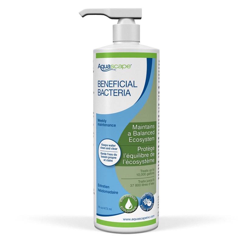 Aquascape Liquid Beneficial Bacteria for Pond and Water Features, 16-Ounce, Easy Pump Top Bottle | 98887 - Image 1